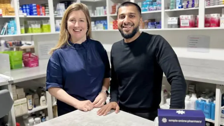 Addy Mohammed and Rebecca Moore photographed for The Scotsman interview